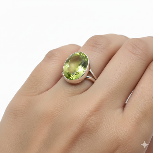 Green peridot gemstone 925 - peridot,