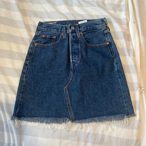 Levi blue denim - blue, skirt