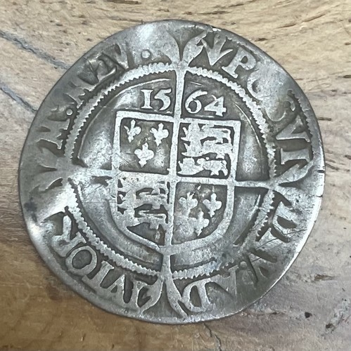 1564 elizabeth 1st silver - 1564,