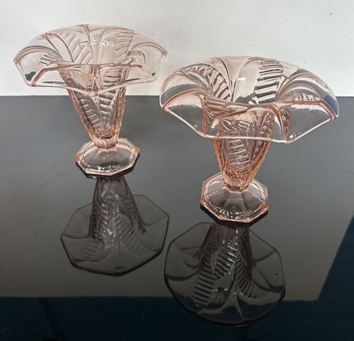 Pair sowerby art deco 2437 - pair,