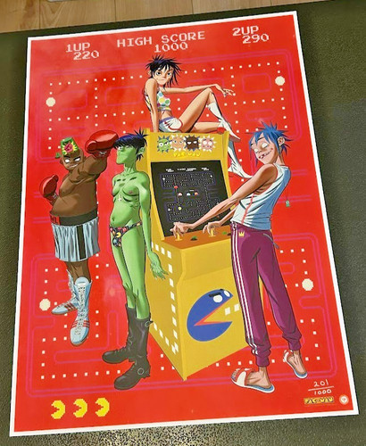 Gorillaz song machine art - gorillaz,