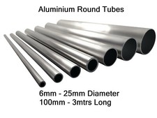 Aluminium round tube pipe 6mm - tube,