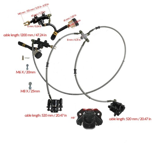 Rear brake caliper master - rear,