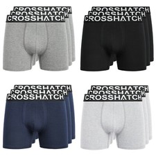 Mens Crosshatch 3 Pack Boxer