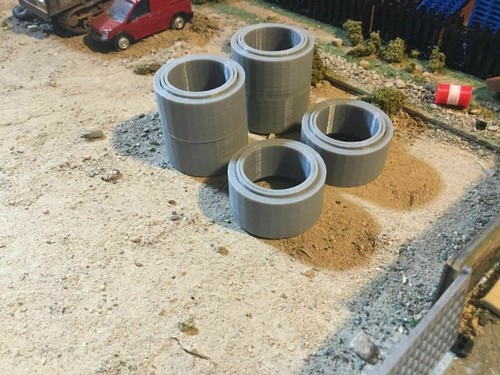 Concrete sewage pipe rings - concrete,