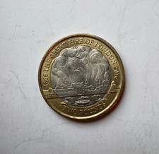 UK £2 Coin 2016 Great Fire Of