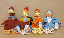 4 x CHICKEN RUN PLUSH SOFT TOYS - All with Tags - Aardman - Dreamworks