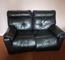 Leather Recliner Sofa 2-Seater