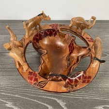 Handcrafted Safari Wooden Bowl
