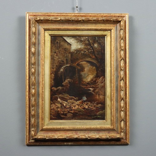 Antique painting glimpse a - glimpse,