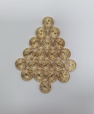 Gold Patterned Metal Buttons