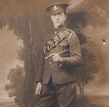 WW1 RPPC Photo British Soldier