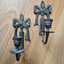 Vintage Pair Wall Candle