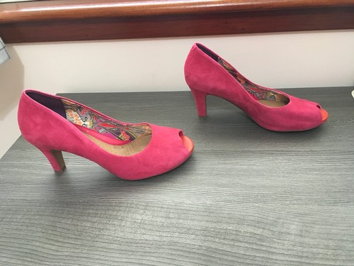 Clarks plus peep toe - toe, pink