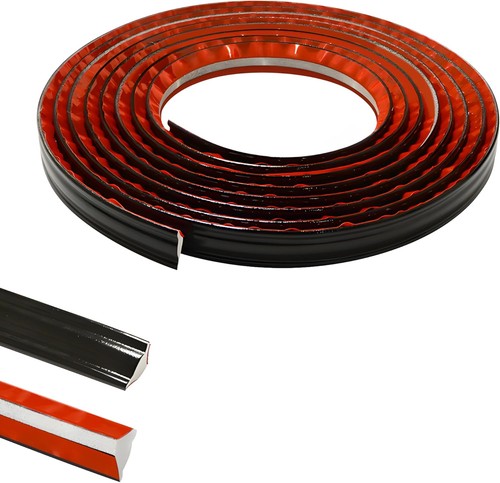 Black pvc quadrant - black,