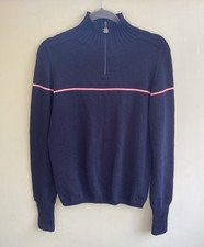 Snow Finel Navy Blue Merino