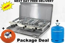 Folding double burner - burner, stove