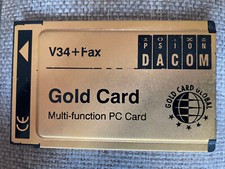 PSION DACOM V34 + Fax Gold Card Multi-Function PC Card