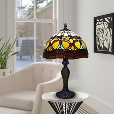 Tiffany Table Lamp Stained