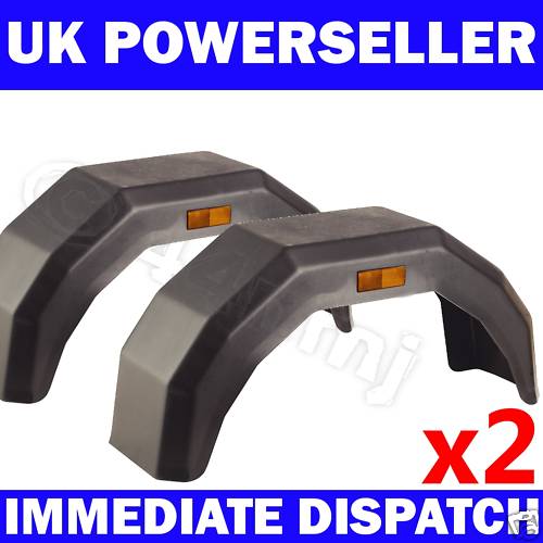 Plastic trailer mudguard - 2x,