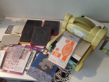 Sizzix Green Bigshot Die Cutting & Embossing Machine & Joblot Die Bundle