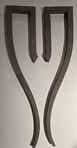 Antique pair cast iron - pair,