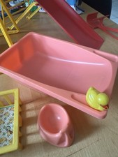 Carrie Accessories From 1970s Swing, Slide, Bath, Playpen, Pram, Cot (No Boxes)