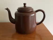Large vintage 2 litre brown