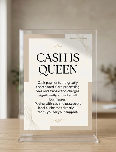 Cash queen poster sign - is,
