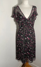 Whistles midi tea Dress 14 VGC