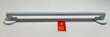 Bathex Fluted White Plastic Shower Grab Rail 26 inch End to End x 15 MB8
