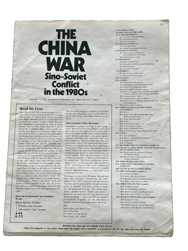 Spi the china - war,