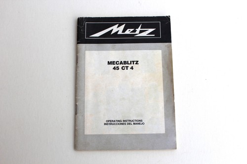 Metz 4 manual - 45,