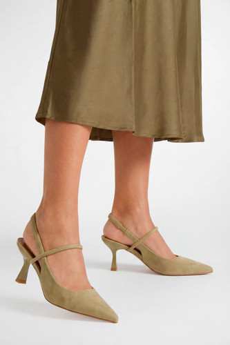 Wallis green court shoes - wallis,
