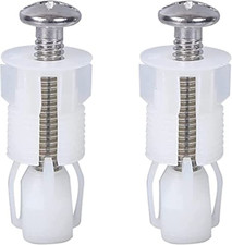 2Pcs Toilet Seat Fittings and