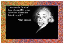 -A3- ALBERT EINSTEIN INSPIRATIONAL MOTIVATIONAL QUOTE POSTER PRINT #33