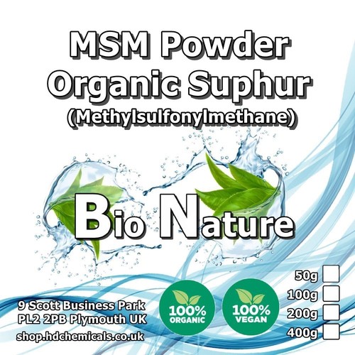 100 pure organic sulfur msm - pure,