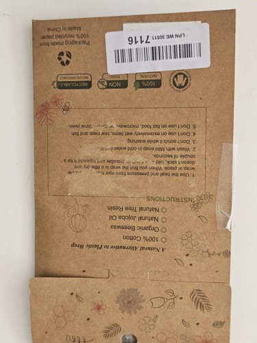 Ecoshack beeswax wraps pack - ecoshack, 4