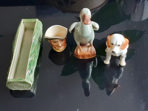 Porcelain glazed figures - porcelain,