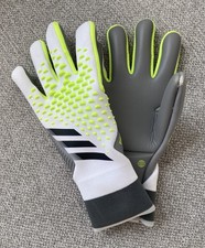 Adidas Predator URG 2.0 Goalkeeper Gloves White Flo Grey Black UK 10
