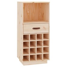 Solid Wood Pine Wine Cabinet