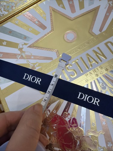 Dior navy blue ribbon - blue, with