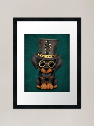 Steampunk doberman puppy - doberman,