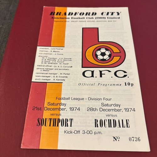 Bradford city southport - v,