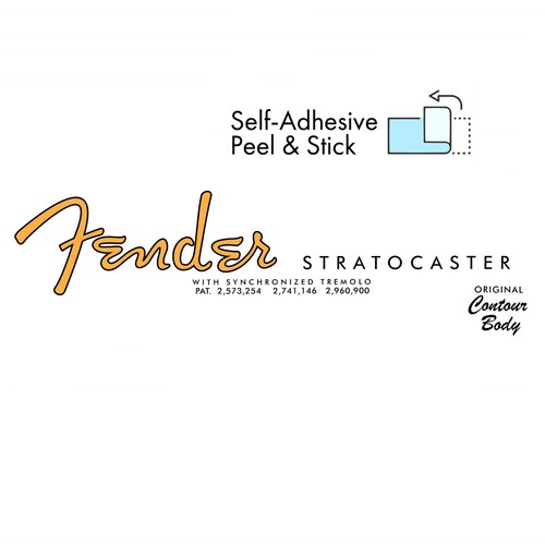 Pack stratocaster decal - decal, 50s
