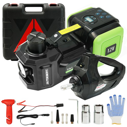 Electric car jack with tire - electric,