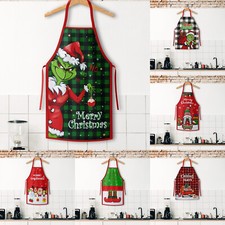 Santa Grinch Christmas Apron