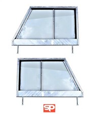 PREMIUM Galvanised Glazed Front Door Tops RH & LH PAIR FOR Land Rover Series 3