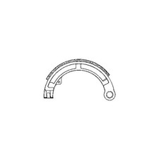 Pair Brake Shoes 125 X 17