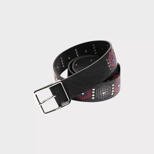 Diesel studded motif - diesel, leather